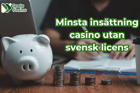 Minsta insättning casino utan svensk licens En guide för spelare 790173784